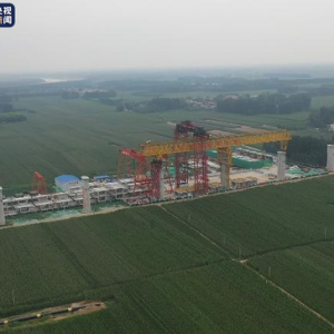 又有新招！用“搭积木”方式建高铁桥梁