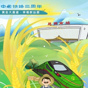 【中老铁路三周年】漫评｜“黄金线路”构筑开放新格局