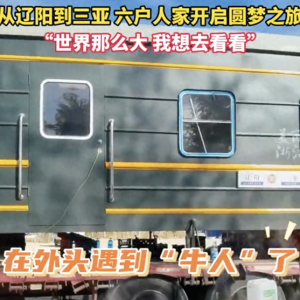 起猛了！看到火车车厢在马路上跑？网友：今天大开眼界了！