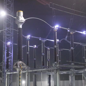 京唐城际铁路宝坻牵引变电所送电成功