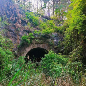 贵州大山里惊现“抗战铁路隧道”