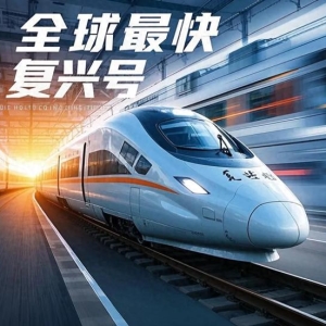 复兴号家族再添「全球最快」新成员！全新速度时代，震撼来袭！