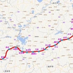 沪昆高铁上海至长沙段提速指日可待，与沿线站点重叠规划双重发展