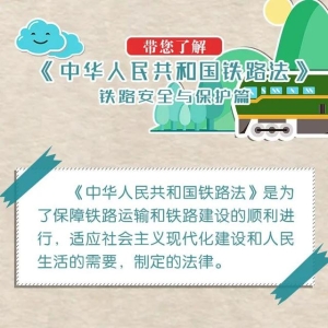一图了解《中华人民共和国铁路法》及《铁路安全管理条例》 ...