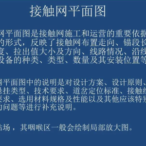 接触网平面图图例简介