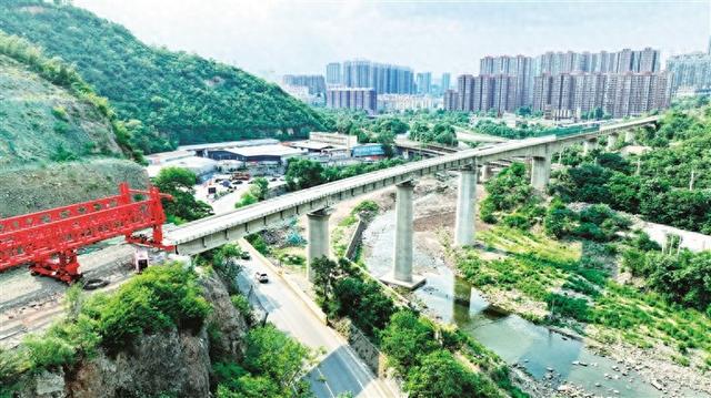 阳大铁路全线桥梁架设任务全部完成