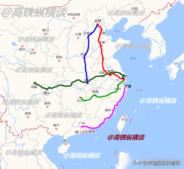 这5条高铁,将来可开行复兴号CR450动车组,展现轮轨高铁的领先水平