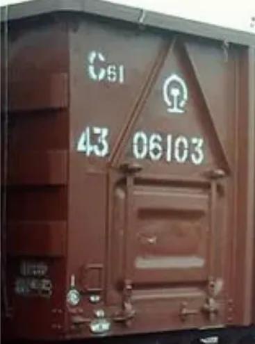 ‌铁路车辆的主要标记
