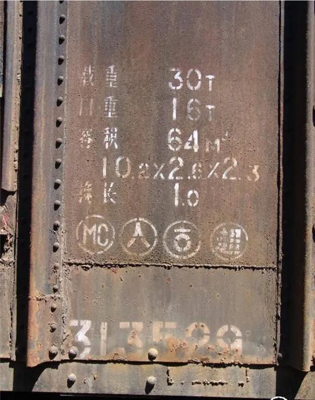 ‌铁路车辆的主要标记