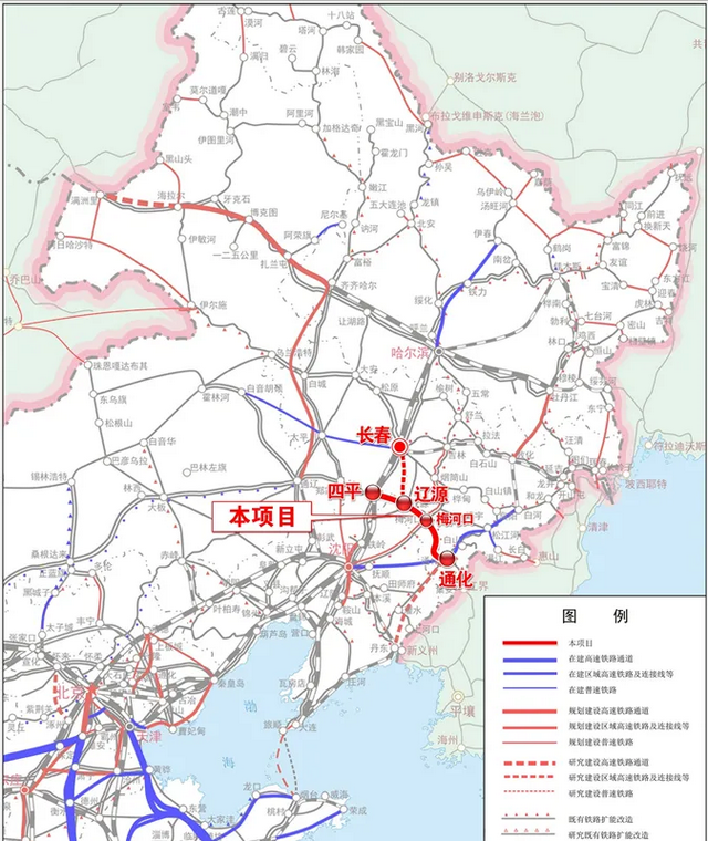 4条铁路的主要线路方案：其中2条因仍有争论，已大大影响开工时间