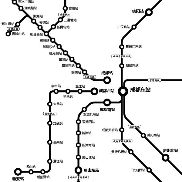 高铁线路全图（运行版）