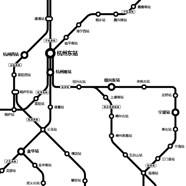 高铁线路全图（运行版）