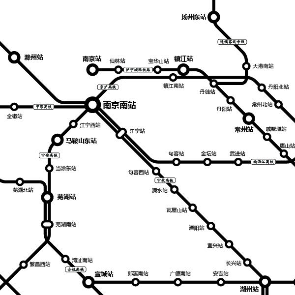 高铁线路全图（运行版）