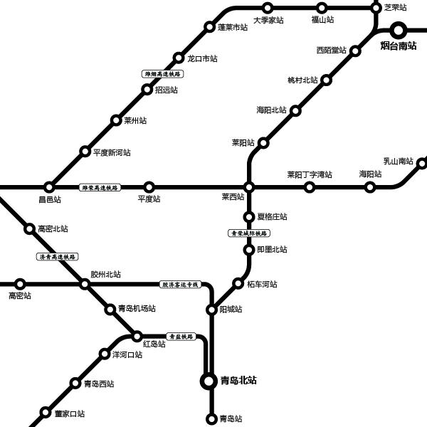 高铁线路全图（运行版）