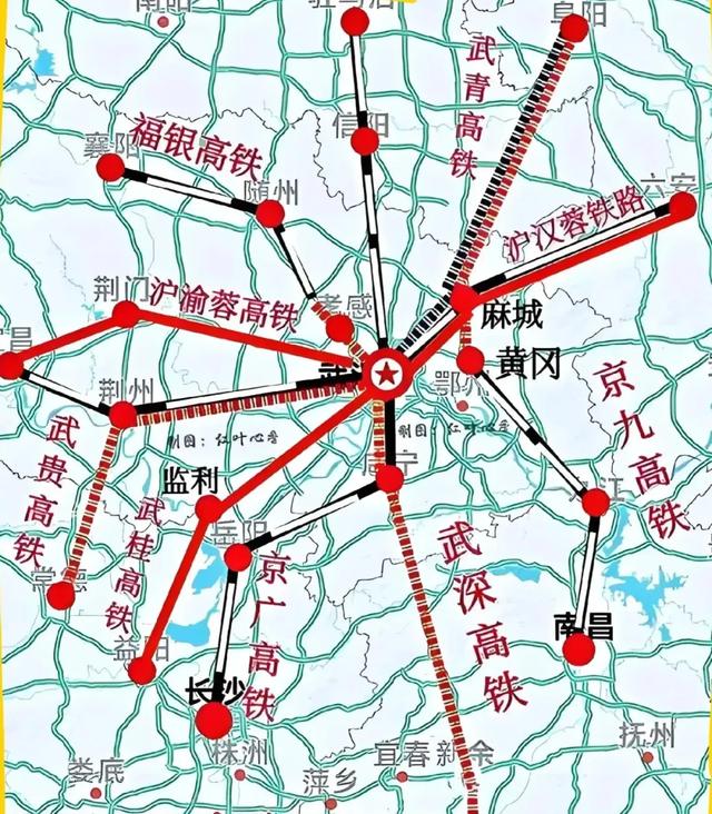 这5座城市着力打造“米字型”高铁，未来四通八达，成为交通枢纽