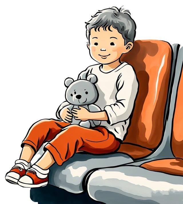 萌娃“挂式”坐高铁成网红，网友：这票怎么买？