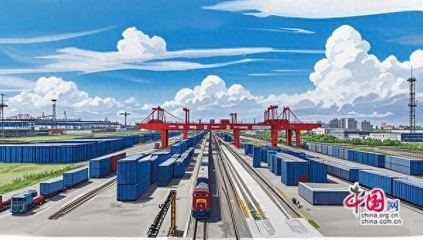 漫评：铁路货运新突破，经济腾飞新引擎