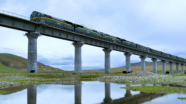 中国高铁为什么不走平地，而是建在高架上？这样为了省钱？