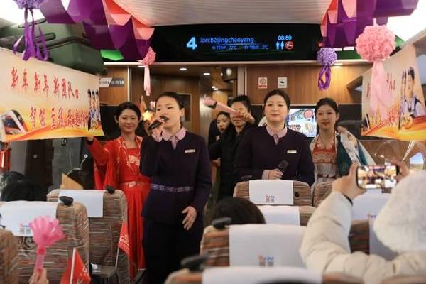 新年首日：国铁沈阳局首列复兴号技术提升型智能动车组上线运行