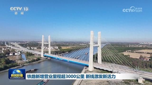 铁路新增营业里程超3000公里 新线激发新活力