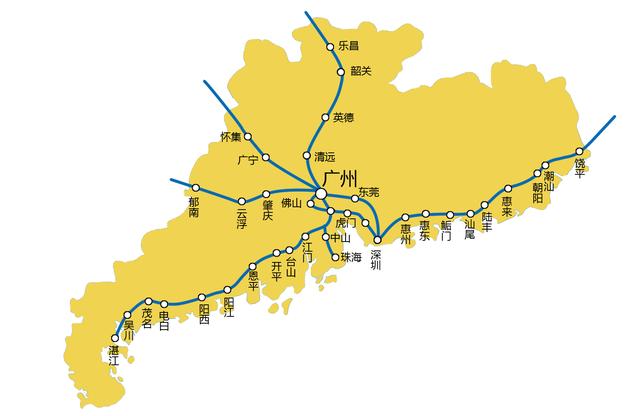 2019年最新高铁线路地图，你会选择坐高铁回家过年吗？