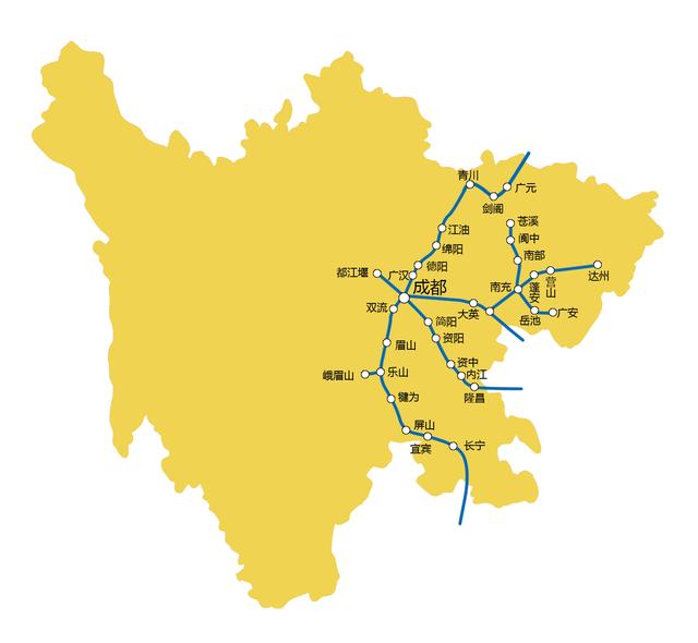 2019年最新高铁线路地图，你会选择坐高铁回家过年吗？