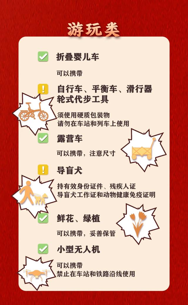 黑名单+限制品！乘火车前一定要检查行李！