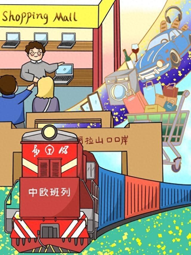 漫评｜阿拉山口铁路口岸：释放高质量发展强动力