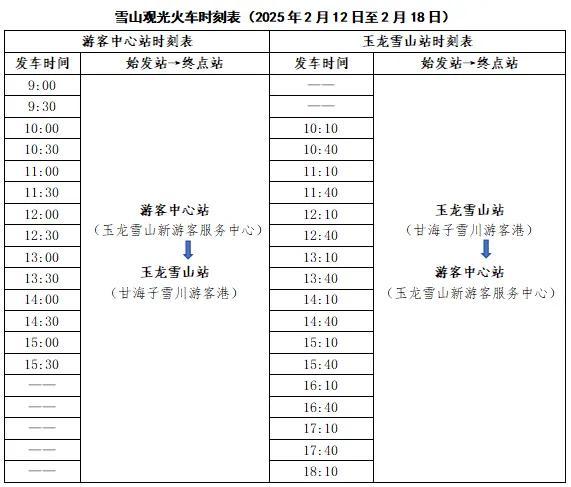 往返80元/人！2月12日，丽江雪山观光火车正式开通运营