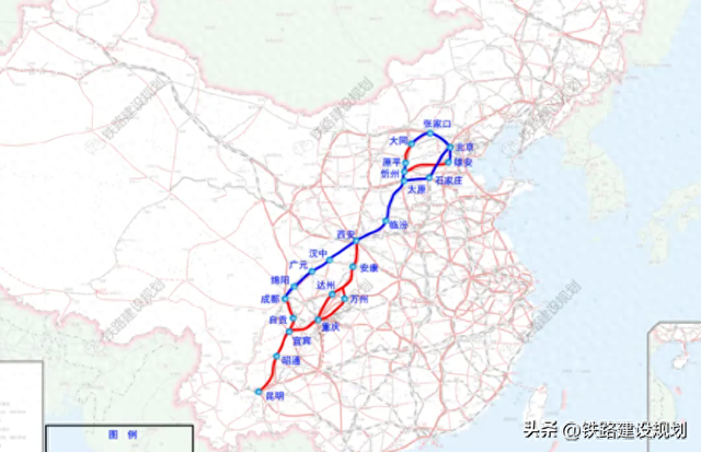 大西高铁提速至300km/h，提上建设议程！