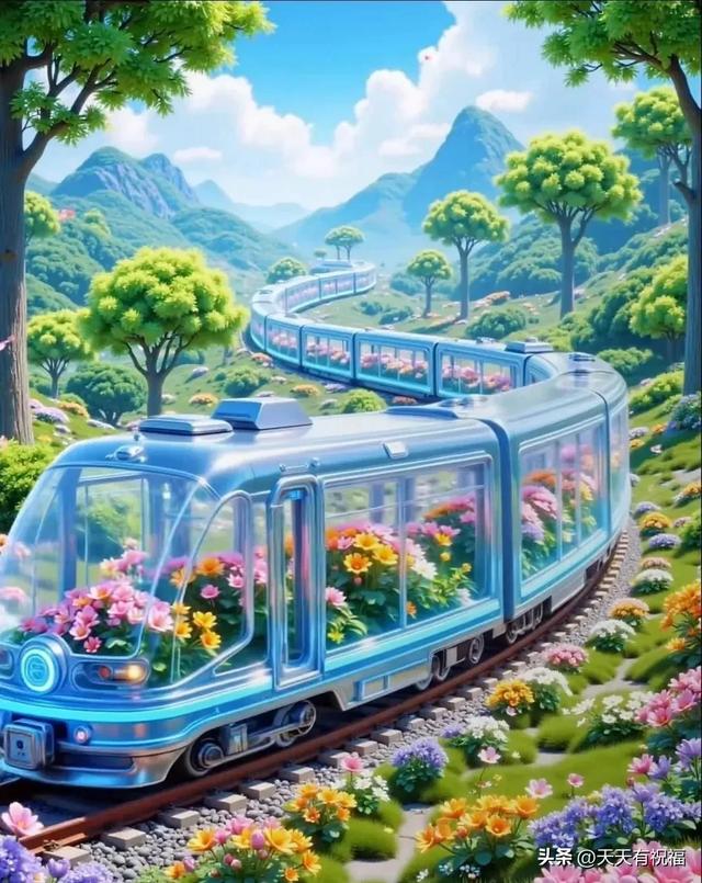 开往春天的列车，太美了