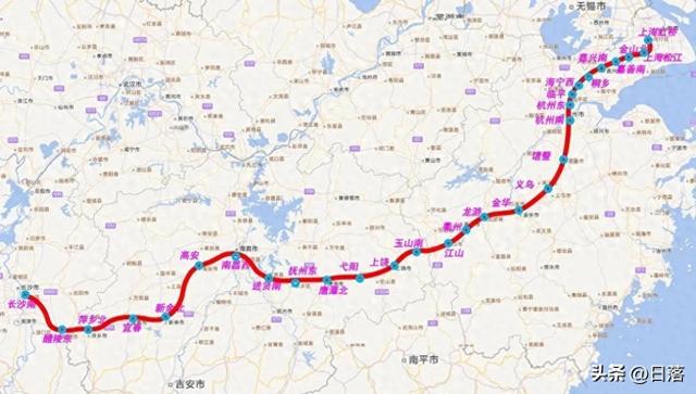 沪昆高铁上海至长沙段提速指日可待，与沿线站点重叠规划双重发展