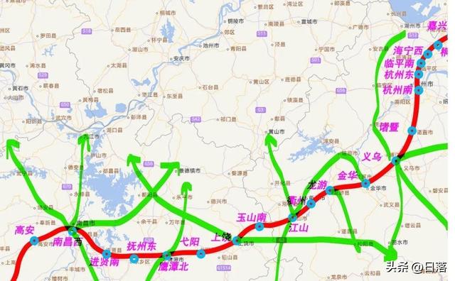沪昆高铁上海至长沙段提速指日可待，与沿线站点重叠规划双重发展